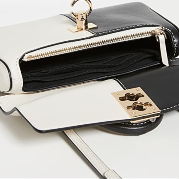 Cafune Stance Wallet Crossbody Bag - Black White Two Tone - Retail $433. - Picture 5 of 13